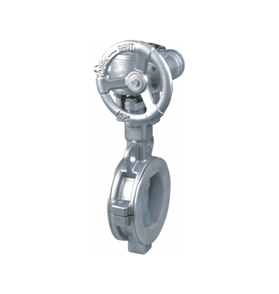 襯氟蝸輪蝶閥（對夾式）